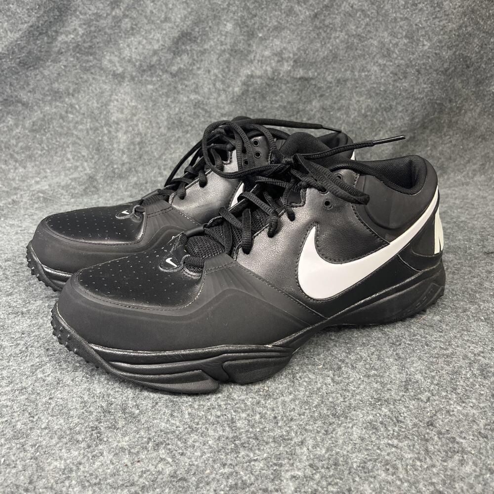 Nike Trainer 1.3 Flywire Mens Size 11.5 Black Athletic Turf Shoes Sneakers